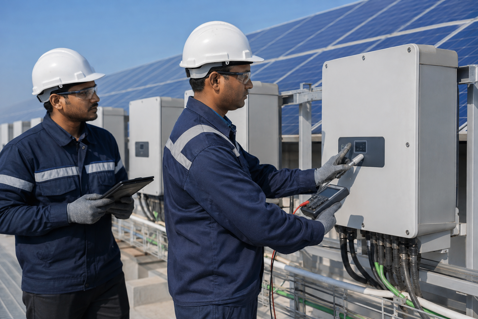 Corrective solar maintenance