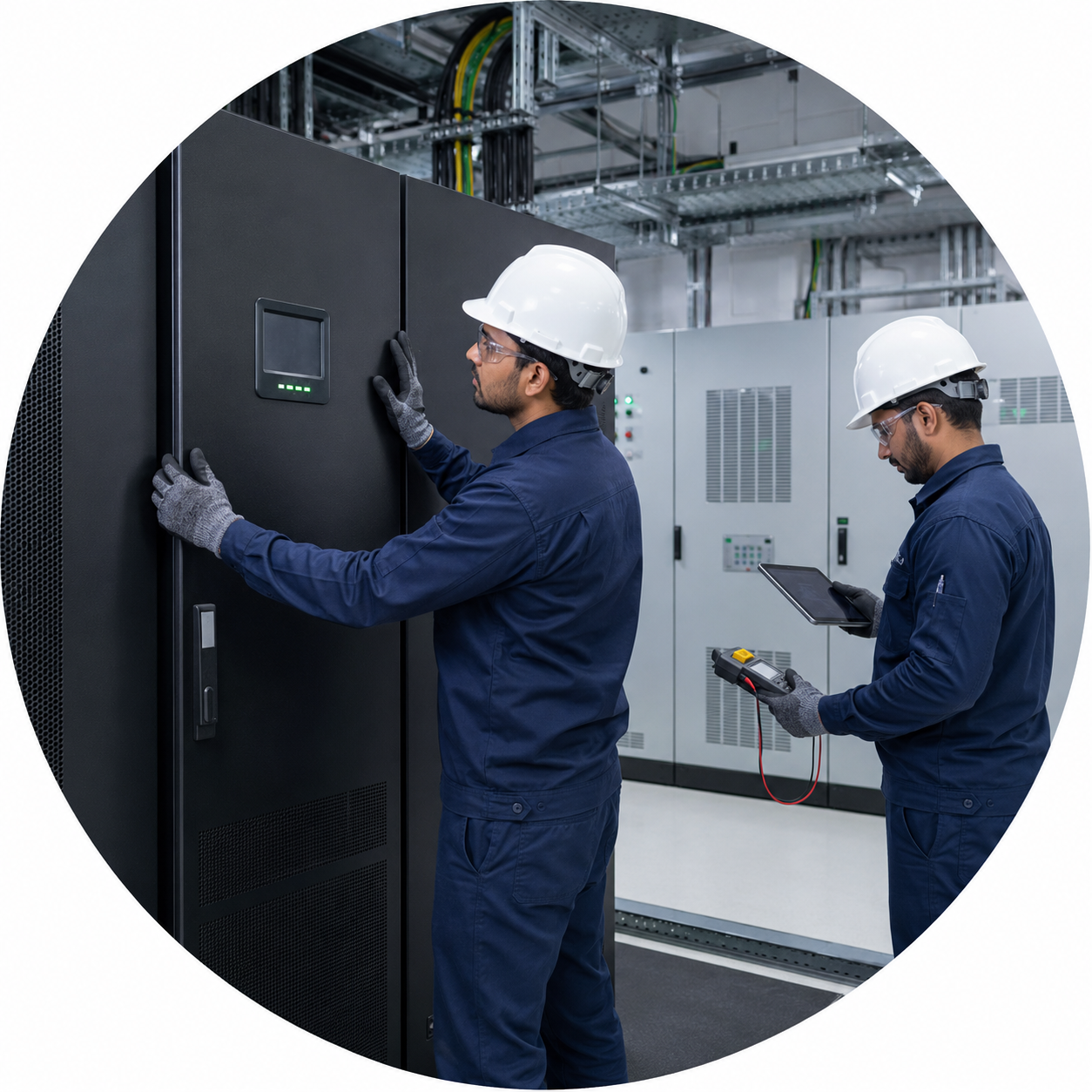 UPS installation and commissioning