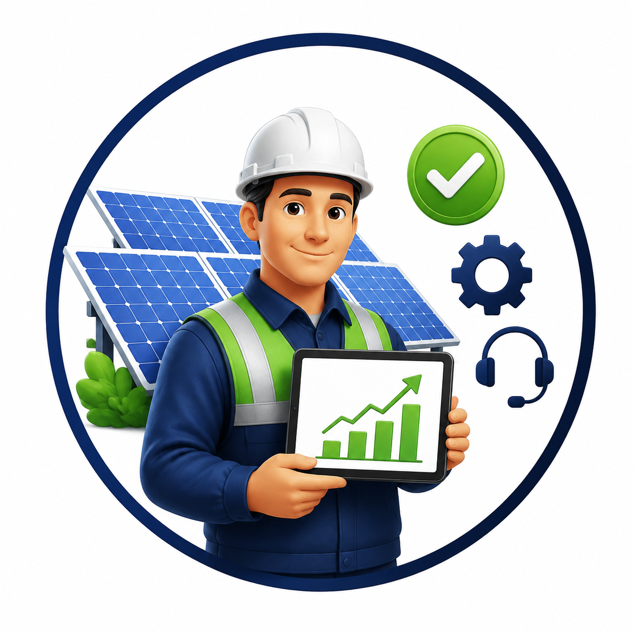 Solar monitoring and technical support