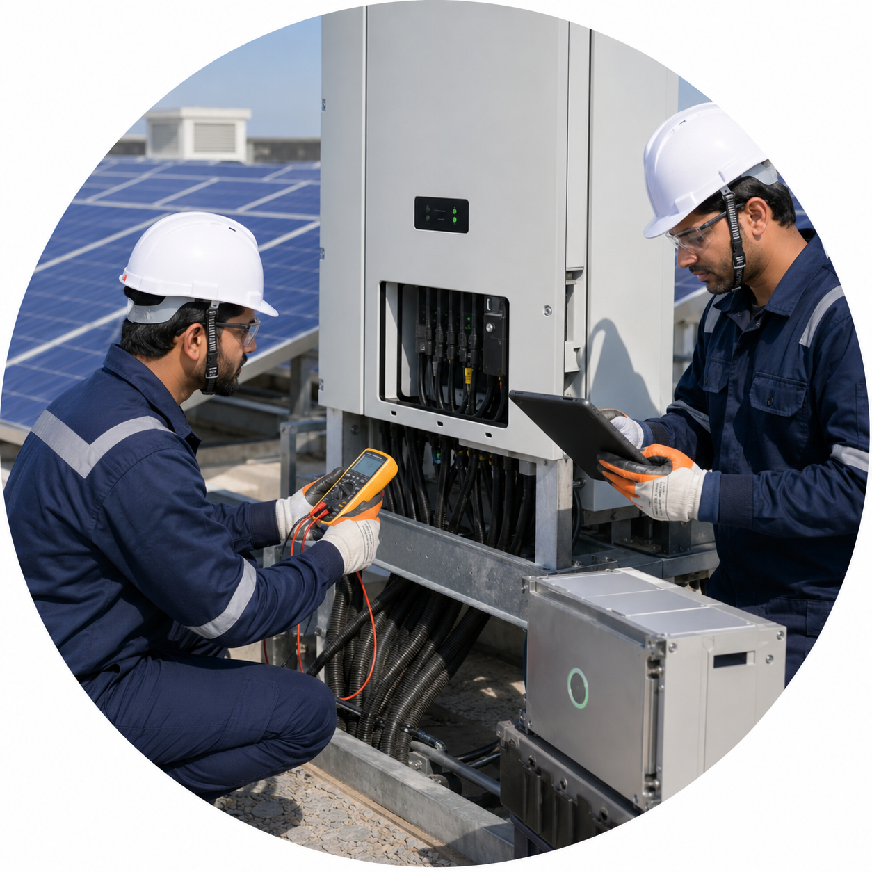 Solar equipment service and repair