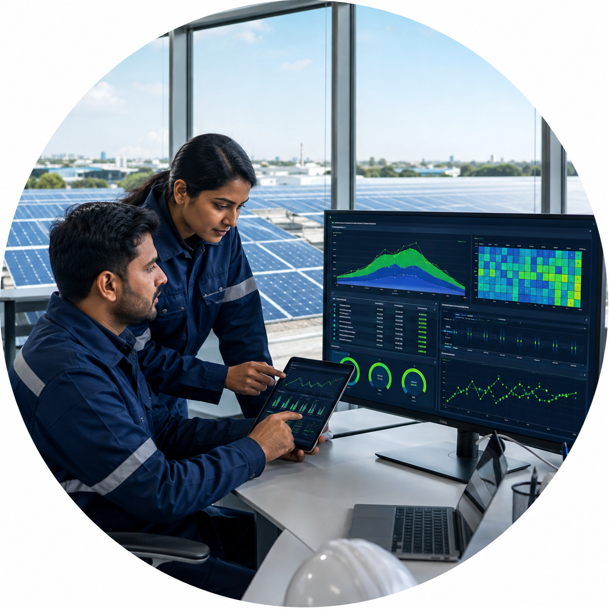 Solar reporting and performance optimization