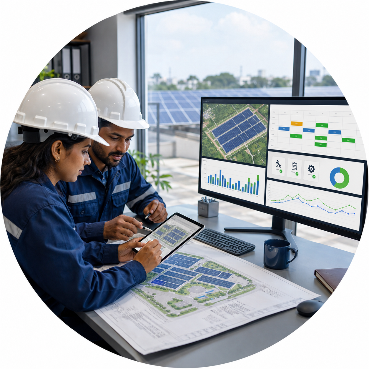 Solar maintenance planning