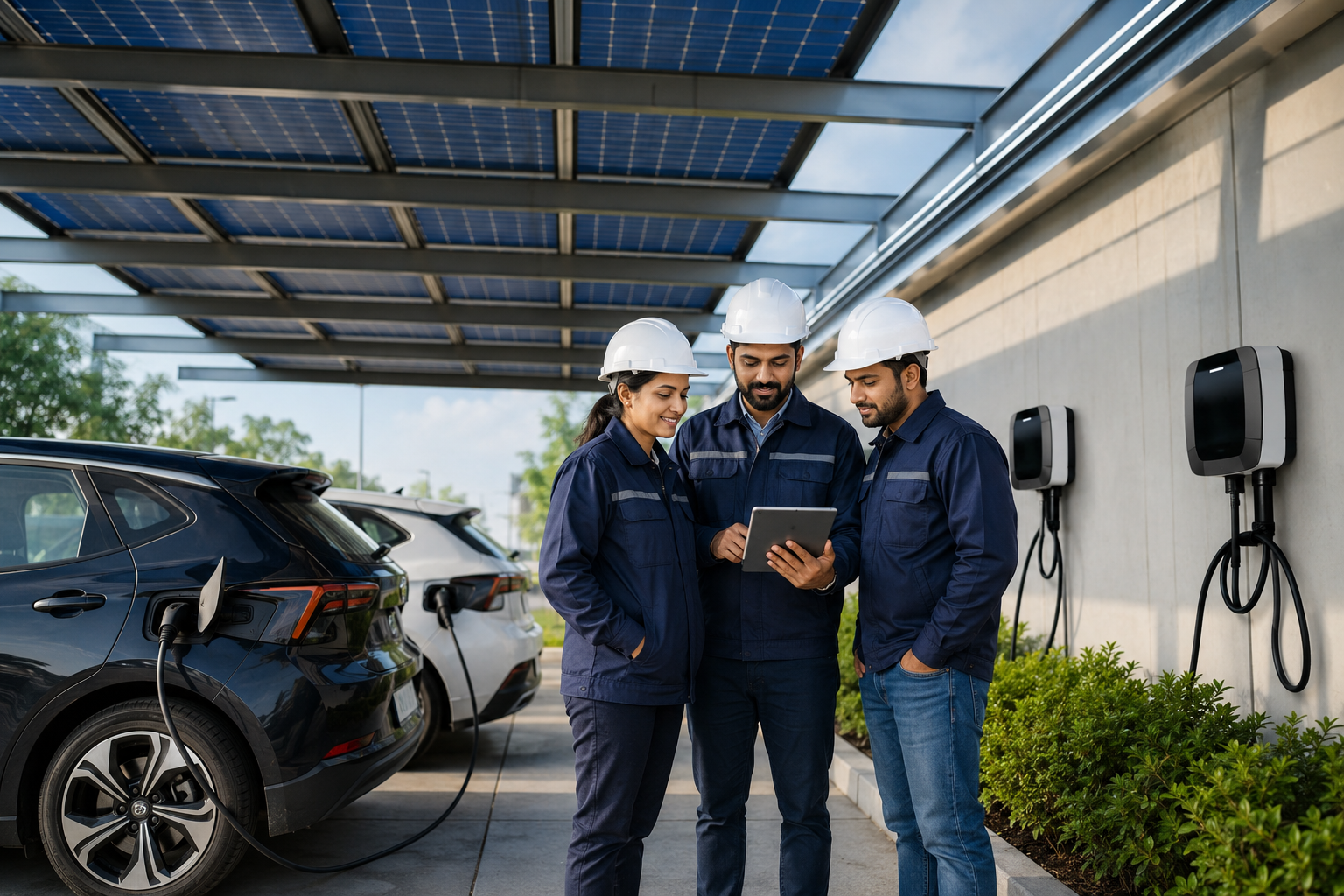 Dewmak Energy EV charging engineering team