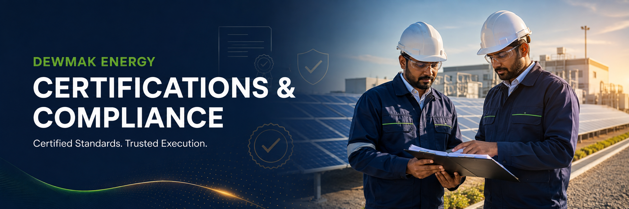 Dewmak Energy Certifications and Compliance